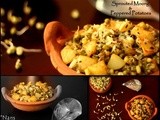 Sprouted Moong and Peppered Potatoes