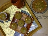 Tea and Pistachio Cuppie Cakes [Eggless]