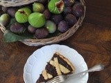 Crostata di fichi e cioccolato