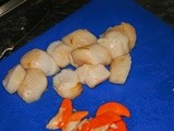 #392 Scallops Stewed with Orange Sauce