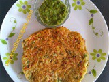 Rice Vegetable Pancake