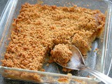 Apple Crisp - Eggless Apple Crisp Recipe - Vegan - Dairy Free