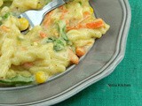 Creamy Veg Pasta with Homemade White Sauce Recipe