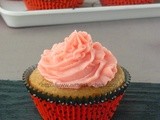 Eggless Strawberry Yogurt Cupcakes | Happy Women's Day