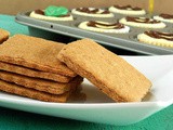 Homemade Graham Crackers | Eggless Cinnamon Wheat Crackers