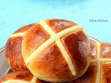 Hot Cross Buns | Cherry or Dry Fruits Mixed Soft Buns