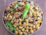 Kala Chana  | Karuppu Kondai Kadalai Sundal | Black Chickpeas Stir Fry
