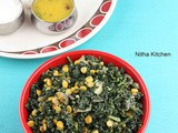 Kale Stir Fry | Keerai Paruppu Poriyal