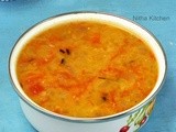 Pasiparuppu/Moong Dal Sambar | Siruparuppu Kuzhambu