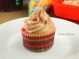 Perfect Vanilla Cupcakes with Butterscotch Butter Cream Frosting | Birthday Party Cup Cakes From Scratch