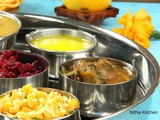South Indian Vegetarian Lunch Menu Idea 1