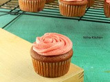 Strawberry Cupcakes Using Fresh Strawberries From Scratch with Strawberry Buttercream Icing Recipe
