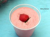 Strawberry Yogurt Smoothie | Zero Sugar Added Healthy Smoothie