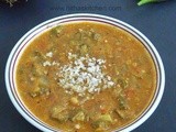 Vendakkaai Puli Kuzhambu | Ladies Finger in Tomato Tamarind based curry