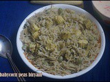 Babycorn peas biryani/lunch box idea/rice variety