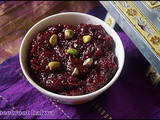 Beetroot halwa/diwali sweets