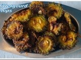 Bitter gourd chips/pavakkai varuval