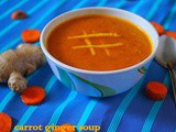 Carrot ginger soup