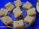 Coconut burfi/thengai burfi