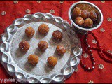 Dry gulab jamoon with milk powder/diwali sweets