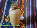 Home made soya milk