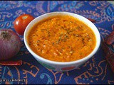 Kara chutney/side dish for idli dosa