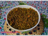 Kothamalli podi/coriander leaves powder