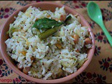 Mango rice/lunch box idea/rice varieties