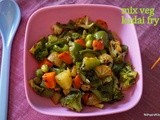 Mix veg kadai fry