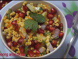 Moong anar chaat