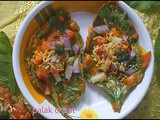 Palak chaat/chaat varieties