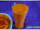 Papaya smoothie