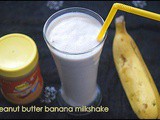 Peanut butter banana milkshake/summer specials