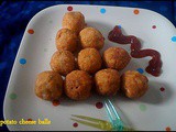 Potato cheese balls/kids recipes/party snacks