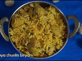 Soya chunks biryani/lunch box idea/soya recipes