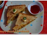 Soya chunks sandwich