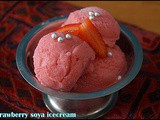 Strawberry soya icecream/soya recipes
