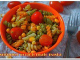 Summer corn tomato pasta