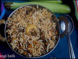 Vangi bath/brinjal rice/lunch box idea/rice variety