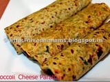 Broccoli Cheese Paratha or Calciumaratha