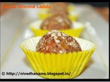 Carrot Almond Laddu–Diwali Sweets