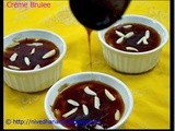 Eggless Crème Brûlée - Vegetarian Crème Brûlée