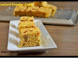 Eggless Custard Powder Cake