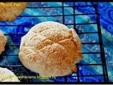 Eggless Melon Pan / Eggless Japanese Melon Pan