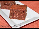 Eggless Oat Brownie–w Whole Wheat Flour