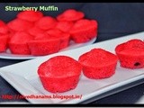 Eggless Strawberry Muffin - Without Egg, Without Butter