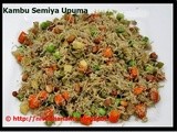 Kambu Semiya Upuma – Millet Recipes