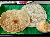 Kuthiraivali Dosai / Barnyard Millet Dosai–Tamil Nadu