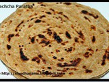 Lachha Paratha / Lachcha Paratha–Layered Crispy and Flaky Whole Wheat Paratha