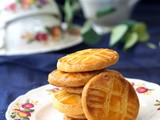 Almond Sable Cookies ~ 杏仁奶油曲奇饼